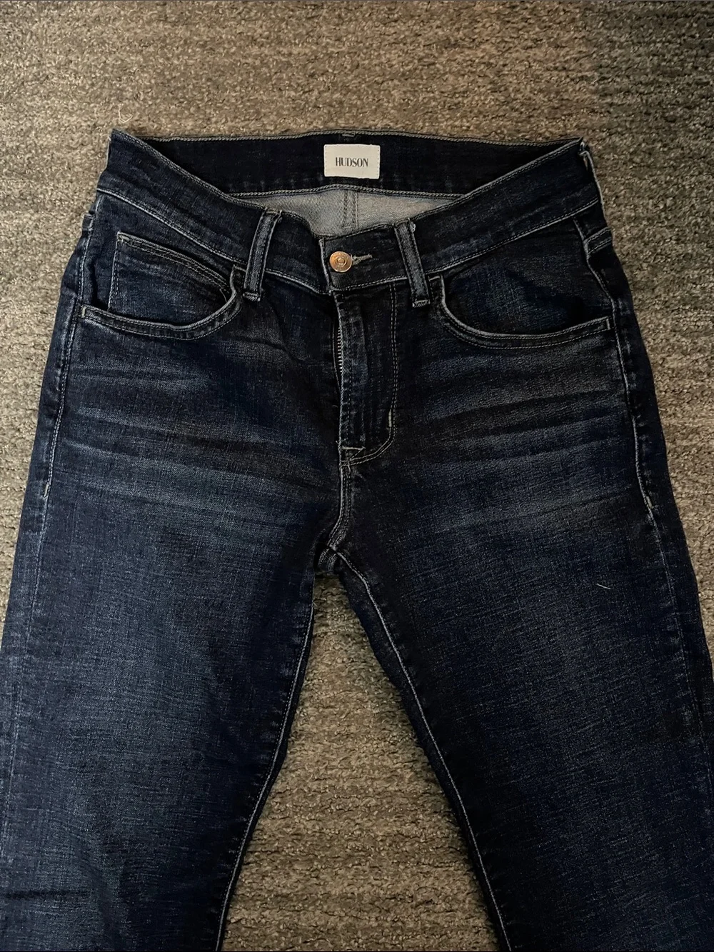 Hudson Byron straight leg Dark Blue Denim